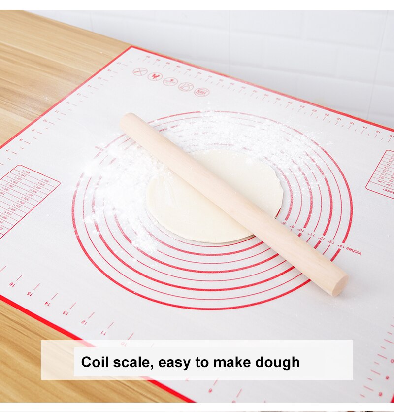 Silicone Baking Mat w/ Built-In Measuring Tools