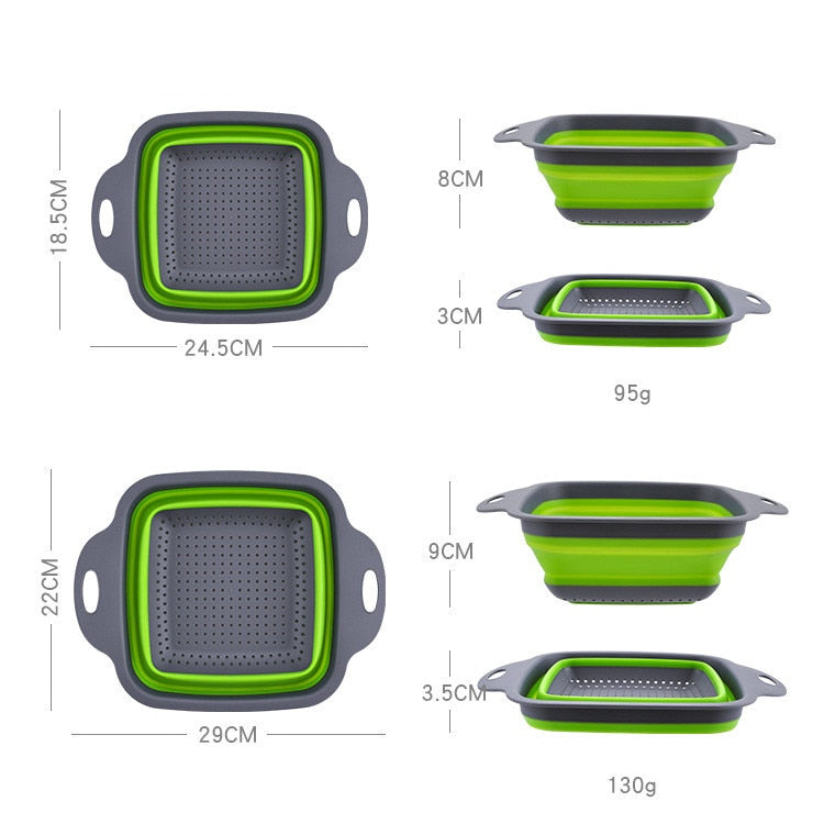 Collapsible Silicone Strainer