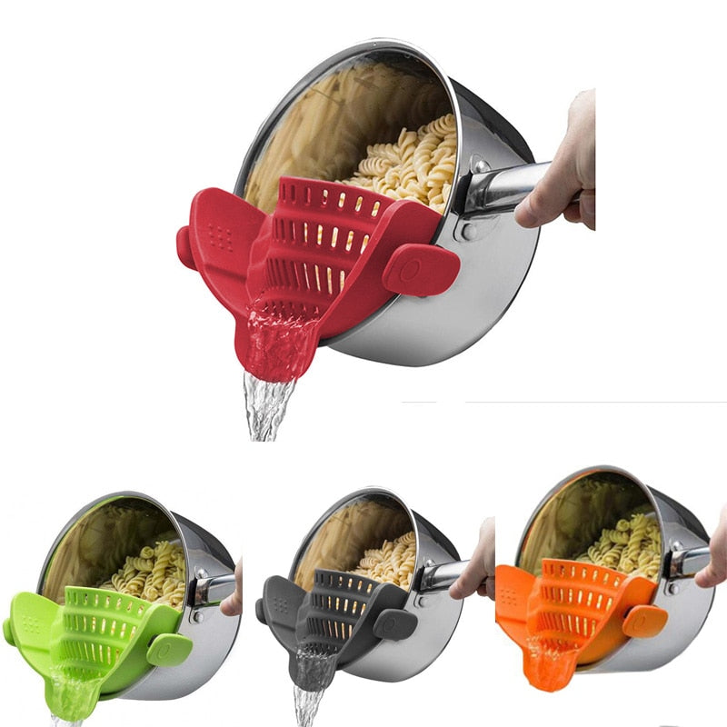 Snap-on Silicone Strainer