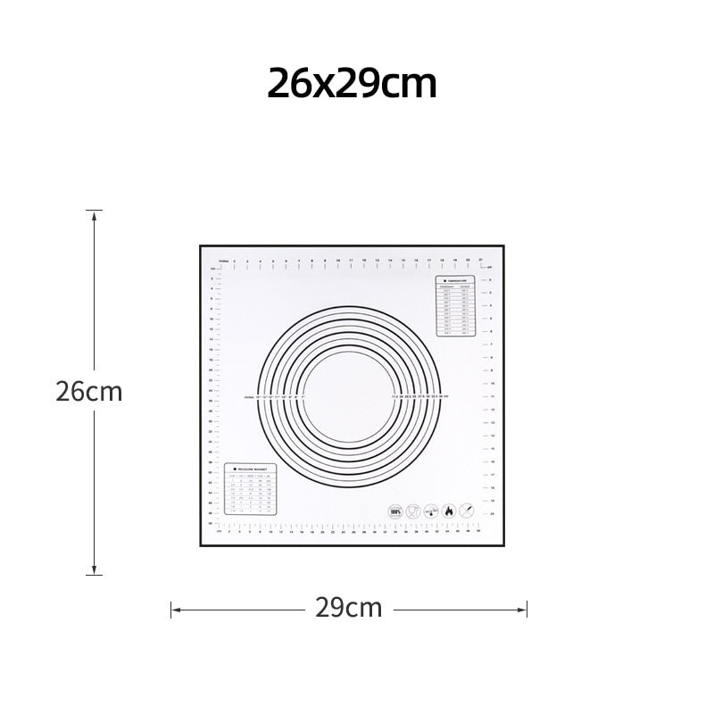 Silicone Baking Mat w/ Built-In Measuring Tools