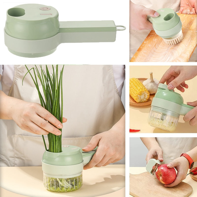 4 In 1 Do It All Electric Vegetable Cutter