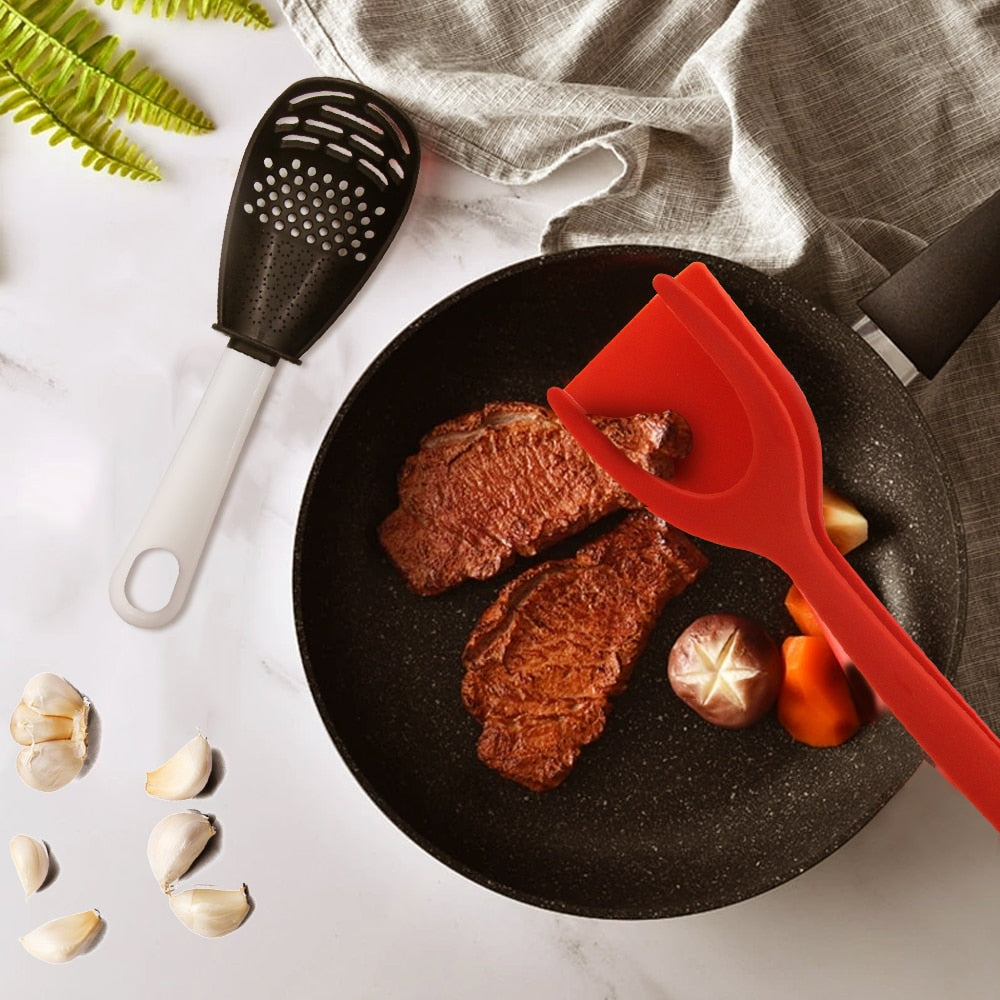 2-in-1 Silicone Spatula