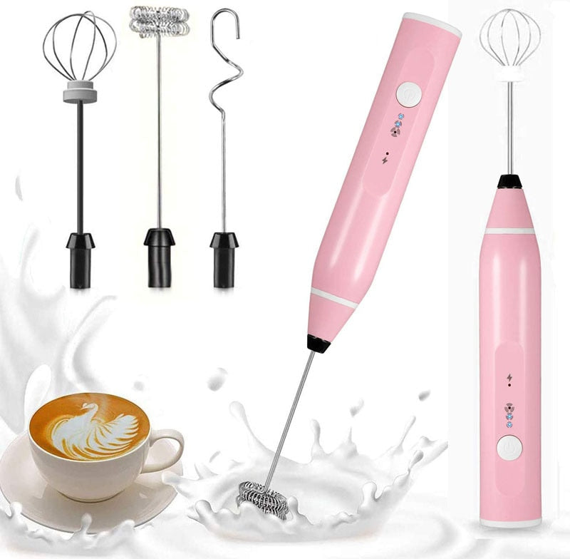 Wireless Rechargerable Milk Frother/ Egg Beater