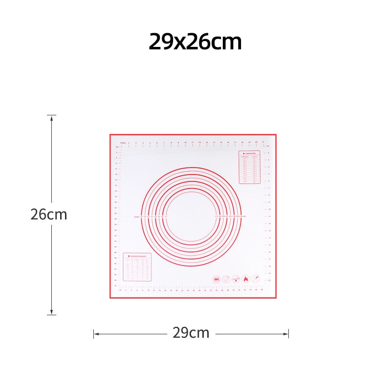 Silicone Baking Mat w/ Built-In Measuring Tools